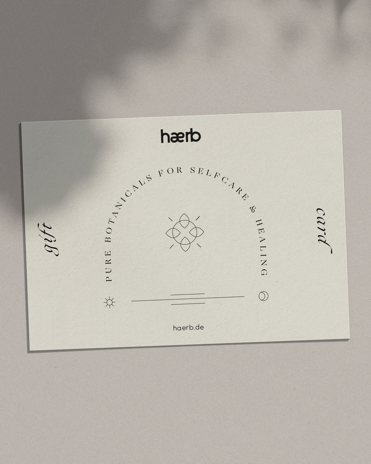 Haerb Gift Card // Geschenk-gutschein